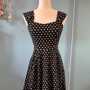 Collectif Jill Polka Dot Swing Dress